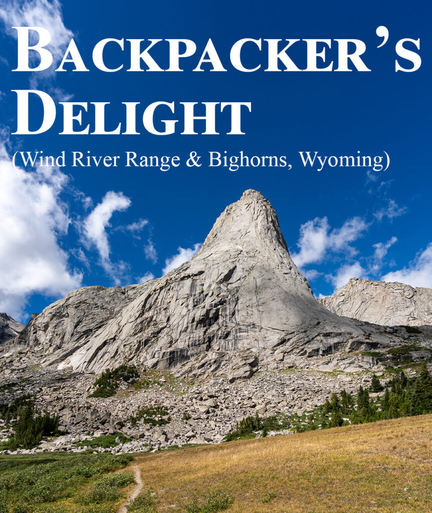 Wyoming, Bighorn National Forest, Cloud Peaks Wilderness, Wind River Range, Cirque of the Towers, Temple Peak, Shoshone, Bridger Teton