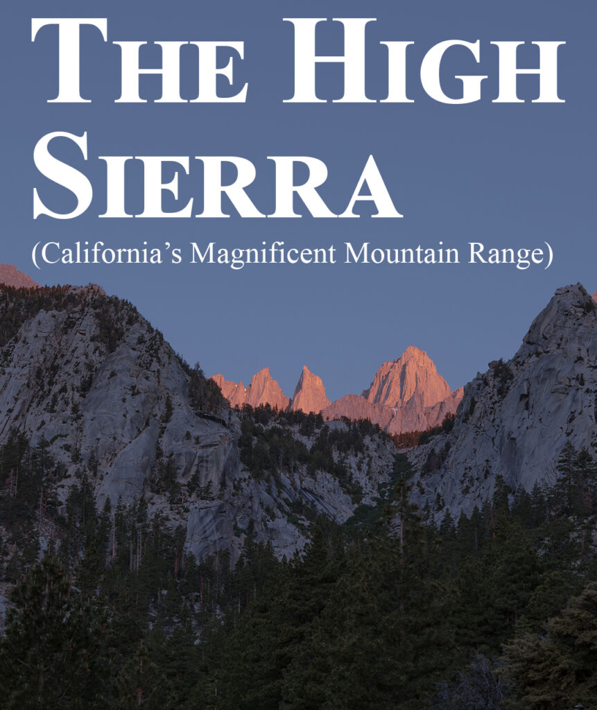 California - Sierra Nevada - Inyo National Forest - Yosemite National Park - Lassen Volcanic - Sequoia - Kings Canyon - Parker Lake - June Lake - Convict Lake - Hot Creek - Lava Beds National Monument
